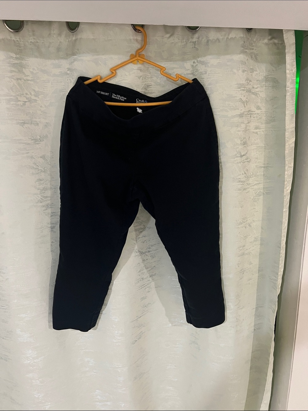 croft & barrow Black Men's Jogger Sweatpants